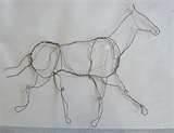 Copper Wire Horses