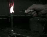 Copper Wire Flame Test Photos