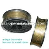 Copper Wire Zipper Photos