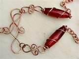 Copper Wire Necklace Display Pictures