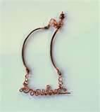 Copper Wire Necklace Display