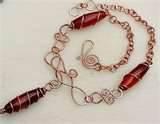 Pictures of Copper Wire Necklace Display