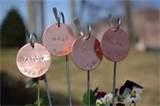 Pictures of Copper Wire Garden Stakes