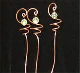 Pictures of Copper Wire Garden Stakes