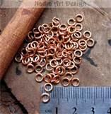 Pictures of Copper Wire Jump Rings