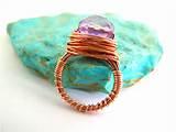 Photos of Copper Wire Rings Jewelry