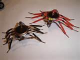 Copper Wire Spiders